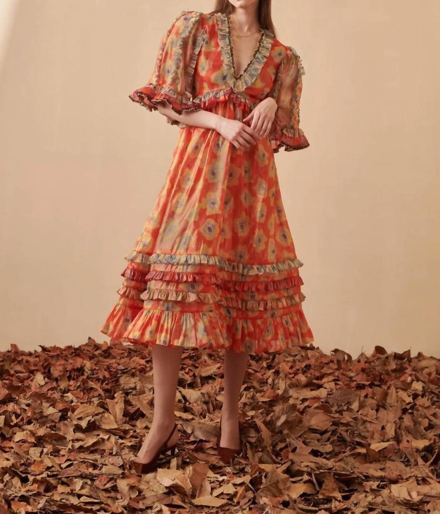 CELiA B Aura Midi Dress in multi - women's dress