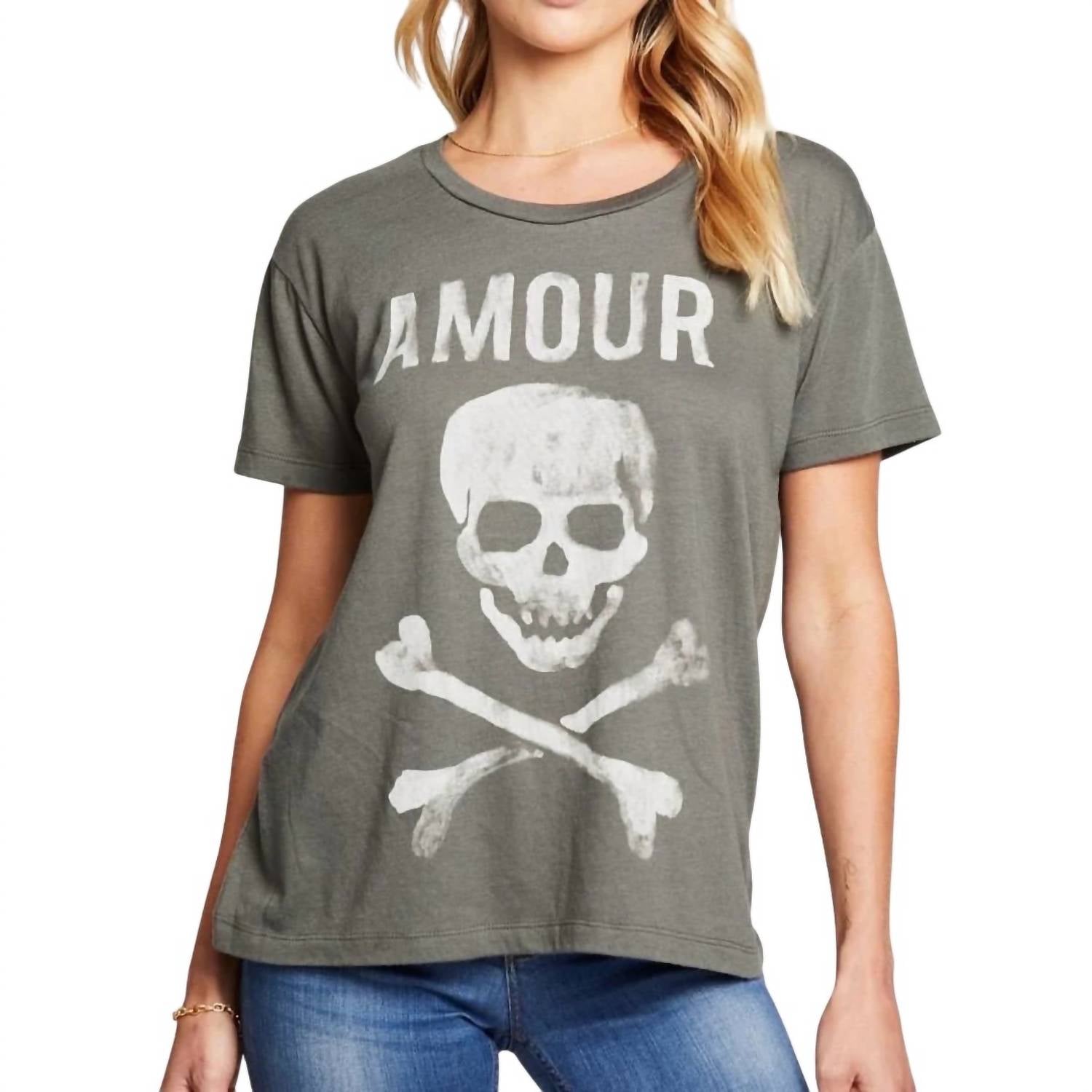 Chaser - Amour Skull Graphic Tee