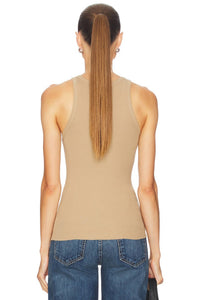 Eterne - High Neck Fitted Tank Top