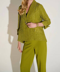 Joseph Ribkoff - Textured Notched Collar Swing Jacket
