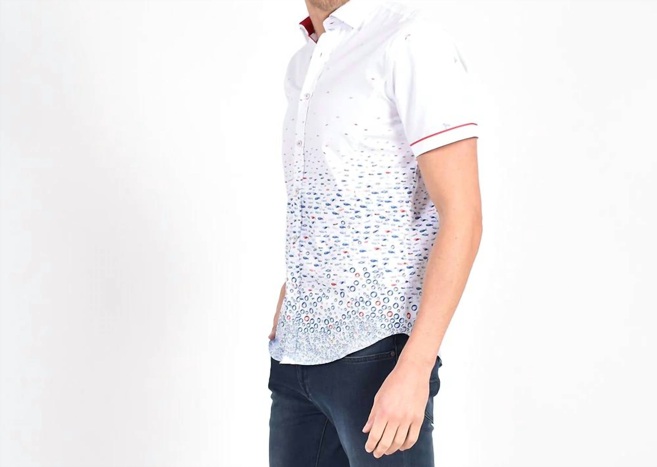 Eight X - Fluttering Hummingbird and Flounder Short Sleeve Shirt