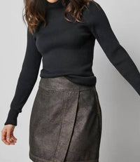 Lilla P - Metallic Mini Skirt