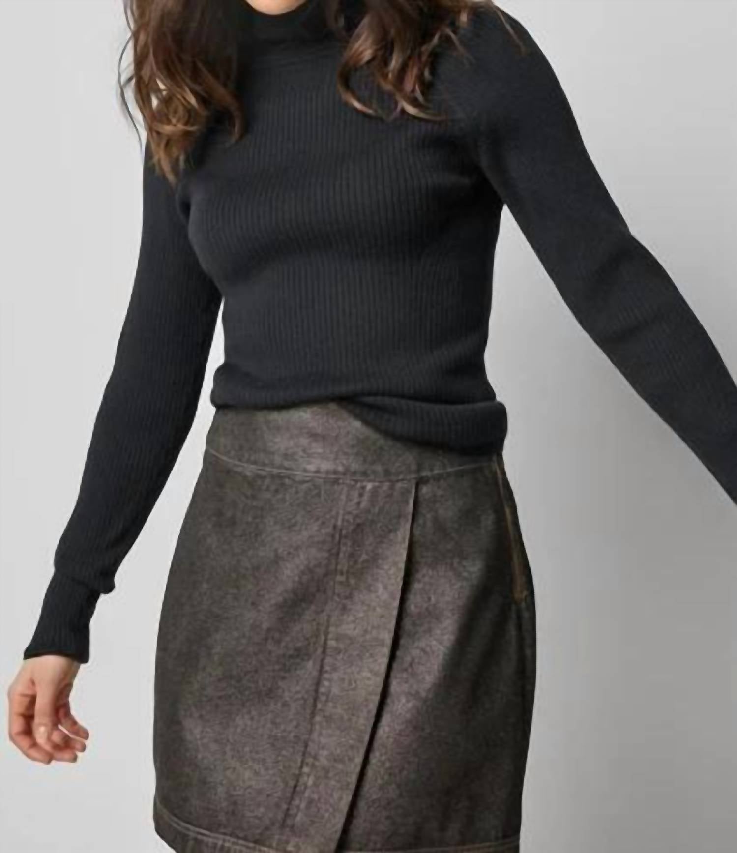 Lilla P - Metallic Mini Skirt