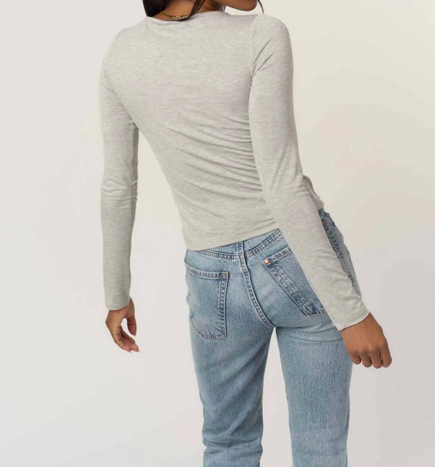 Project Social T - Rosa Twist Long Sleeve Top