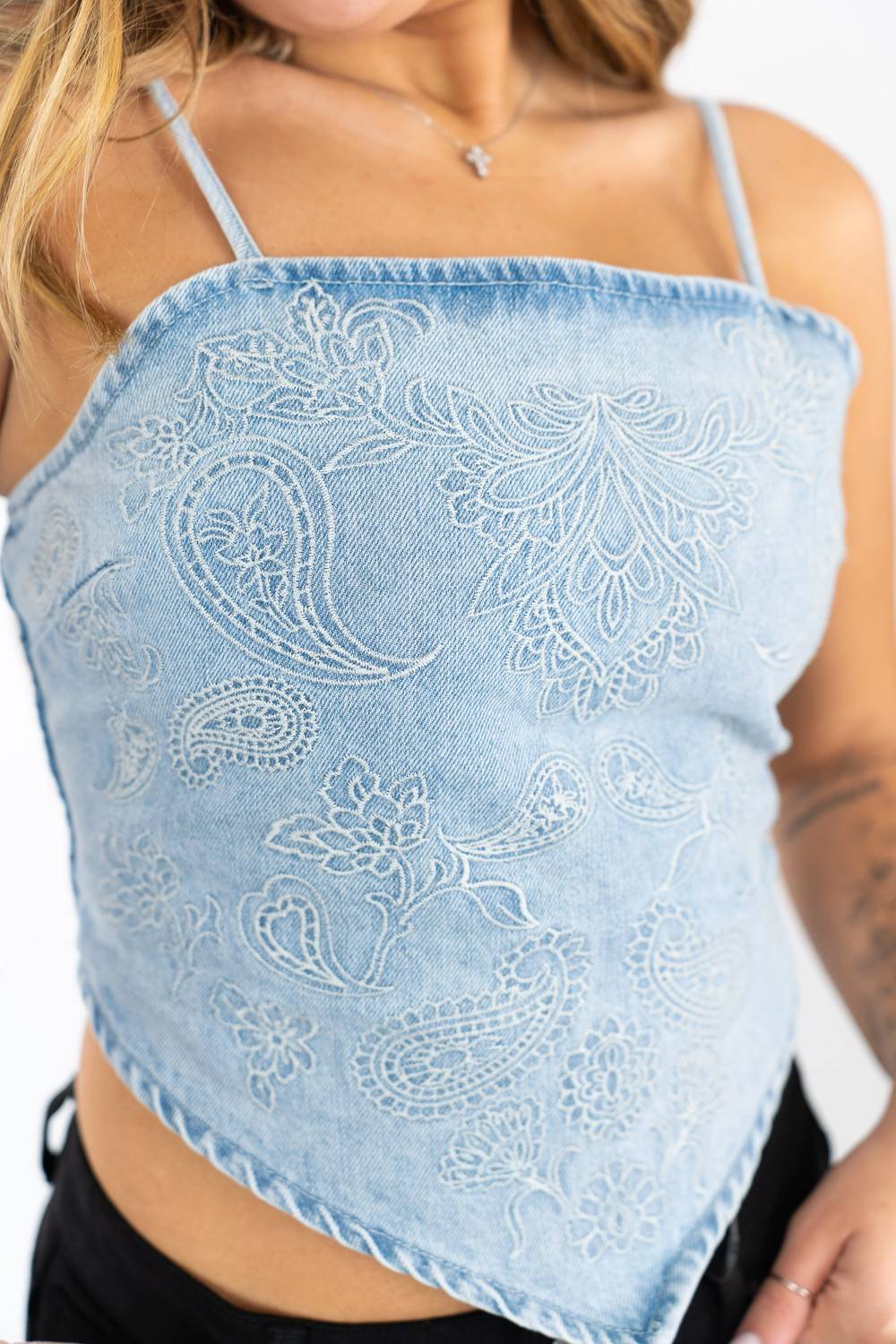 Raisonnel - Romy Denim Bandana Top