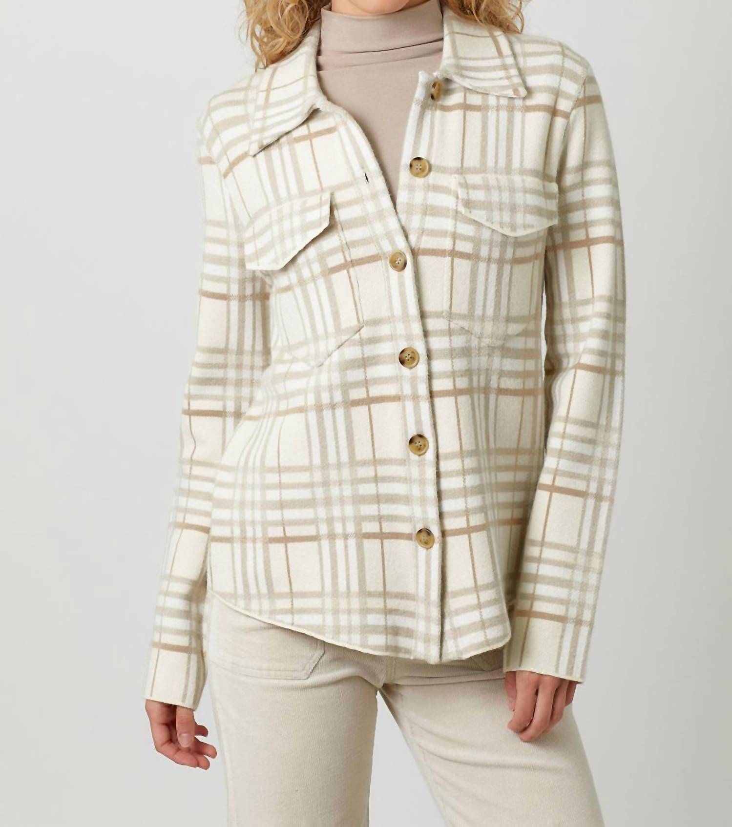 Mystree - Plaid & Proper Sweater Jacket