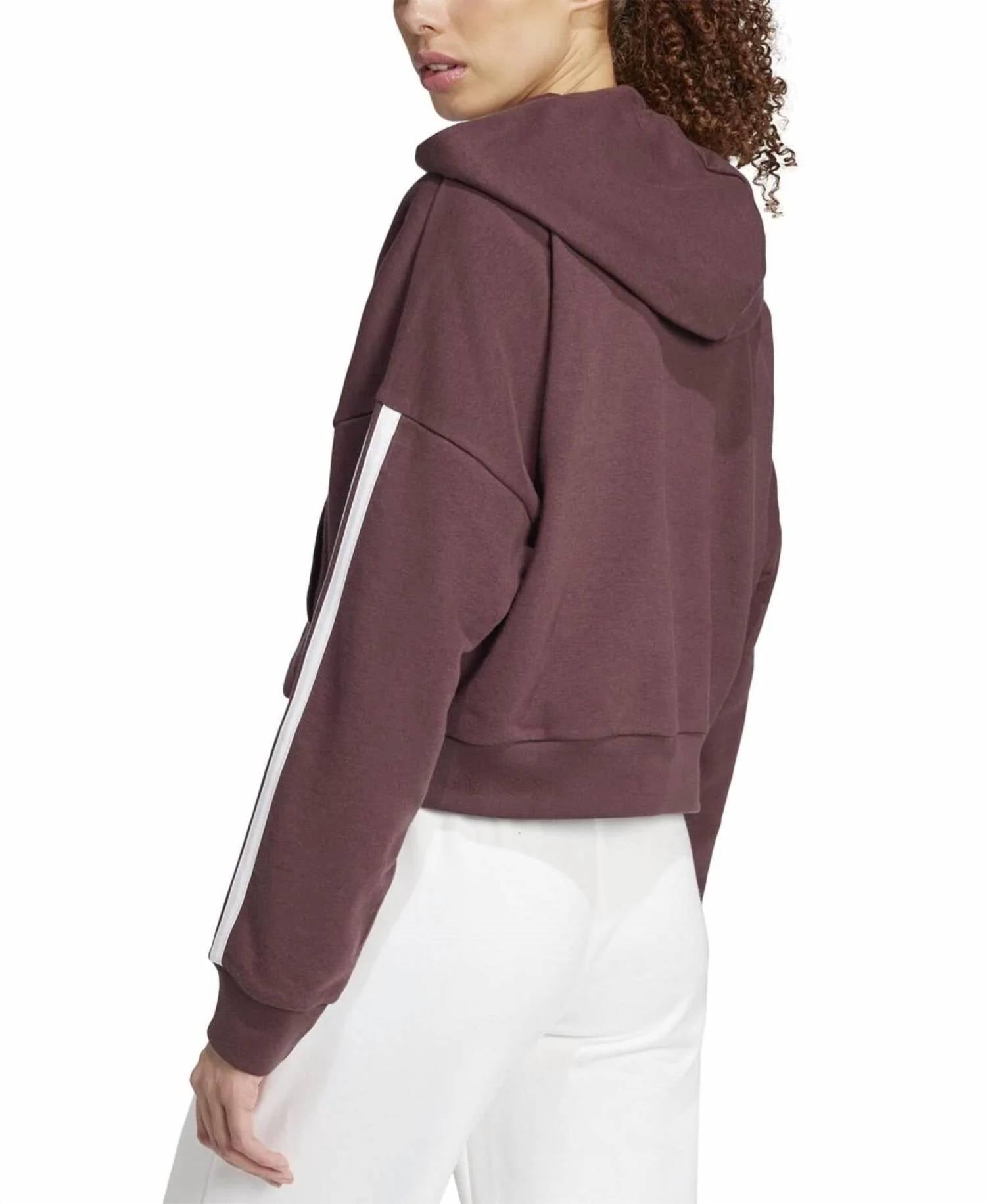 Adidas - Essentials 3-stripes French Terry Quarter-zip Hoodie