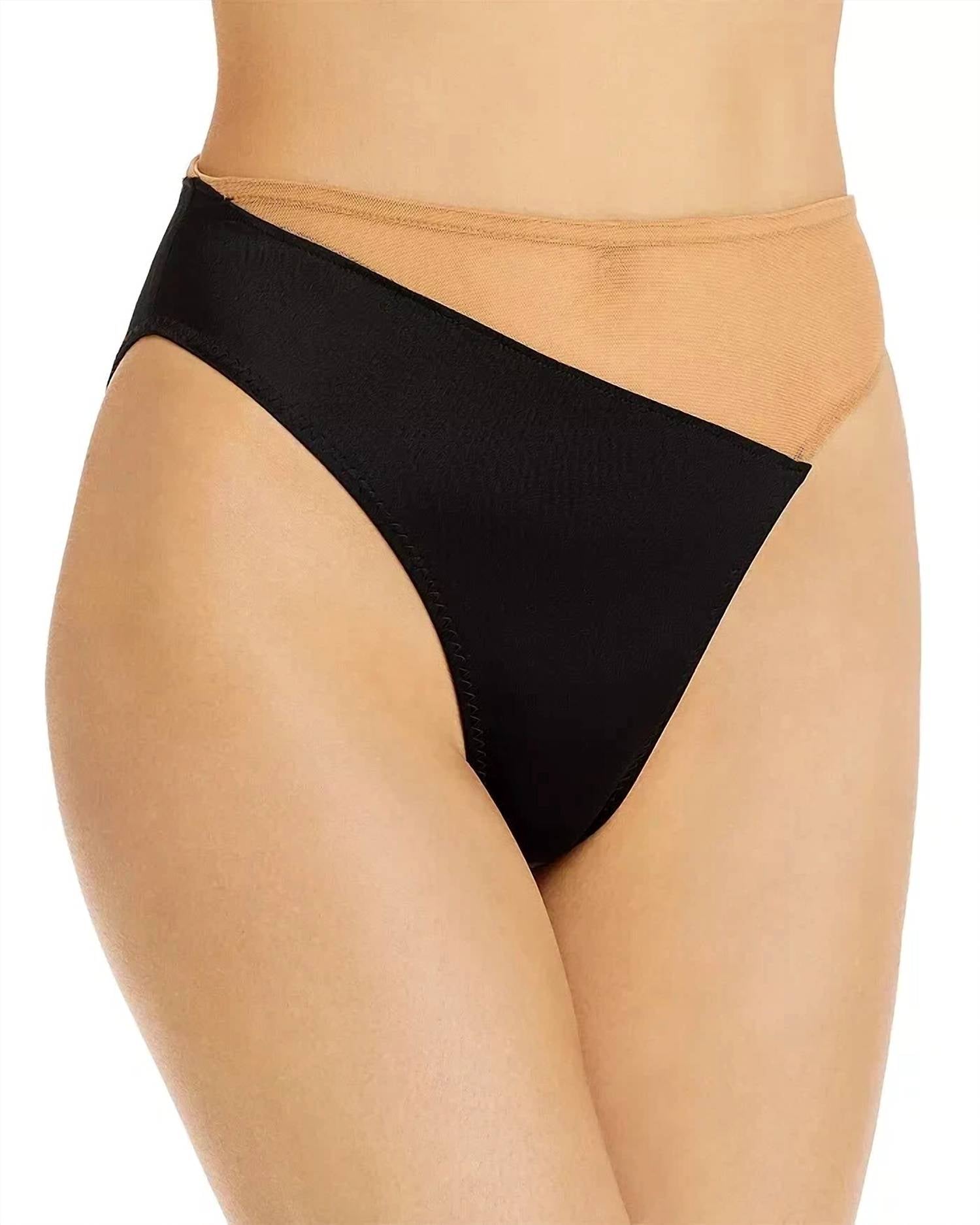Norma Kamali - Snake Mesh Swim Bottom