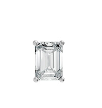 Aamiaa - Women's Emerald Shape 4 Prong Push Back Studs