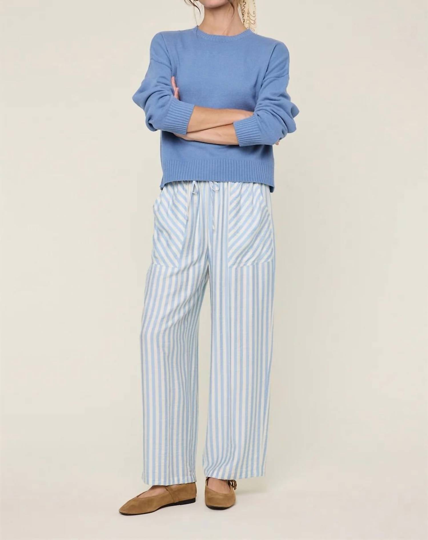Wishlist - Meadow Striped Drawstring Pants