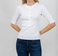 Citizens Of Humanity - Nali Short Sleeve Henley Tee