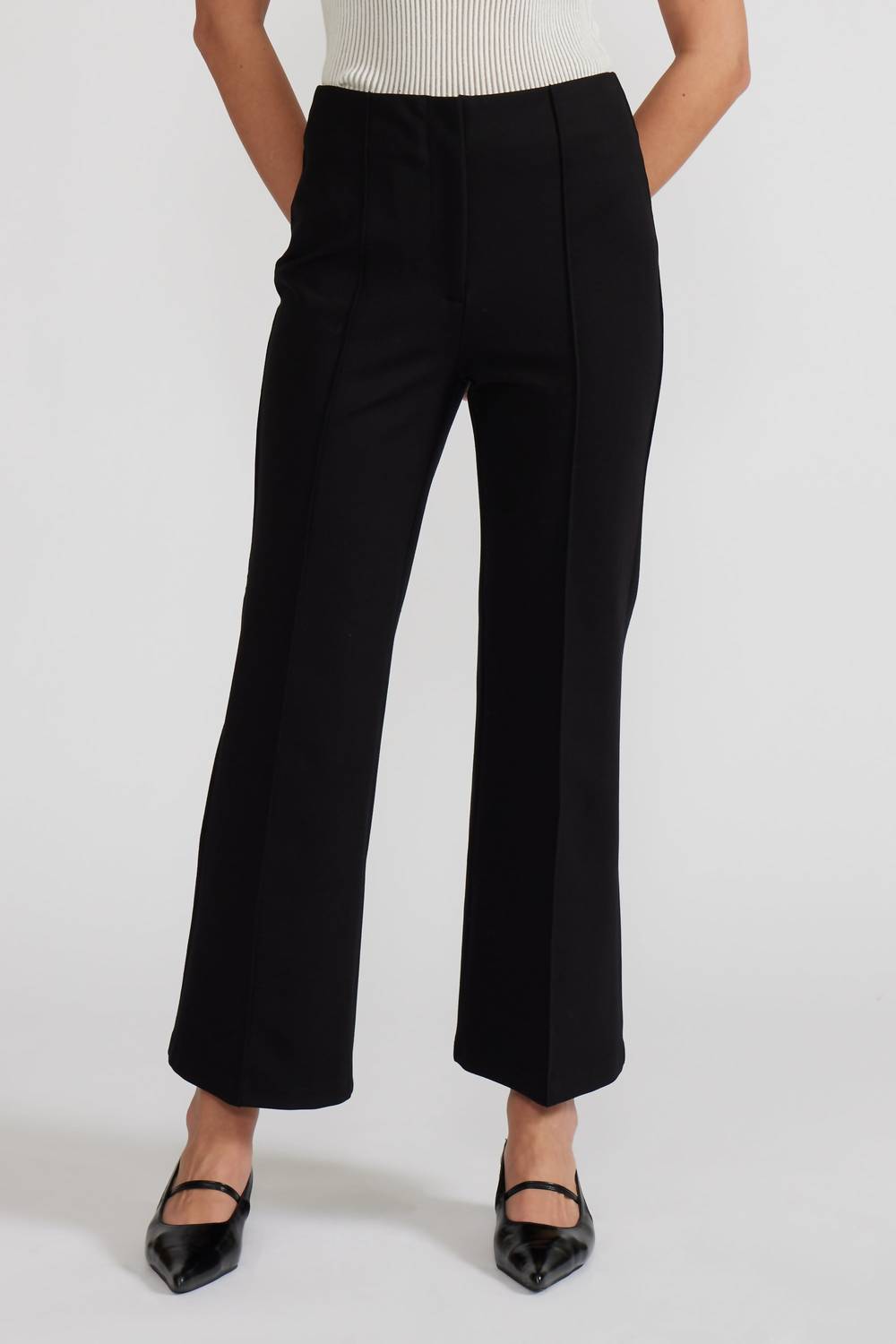Lucy Paris - Jensen Cropped Flare Pants