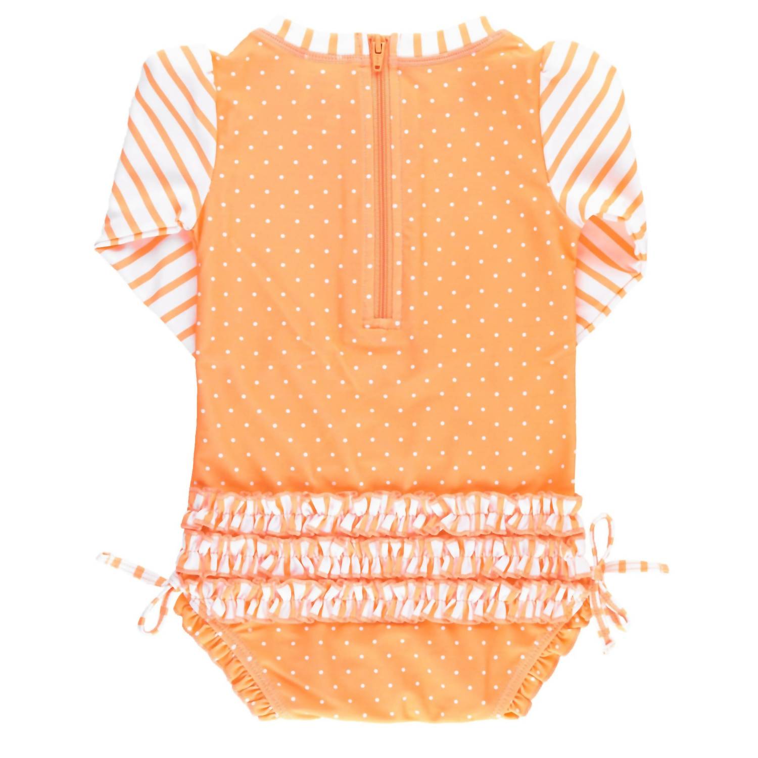 Rufflebutts - Kids' Polka Dot One Piece Rash Guard