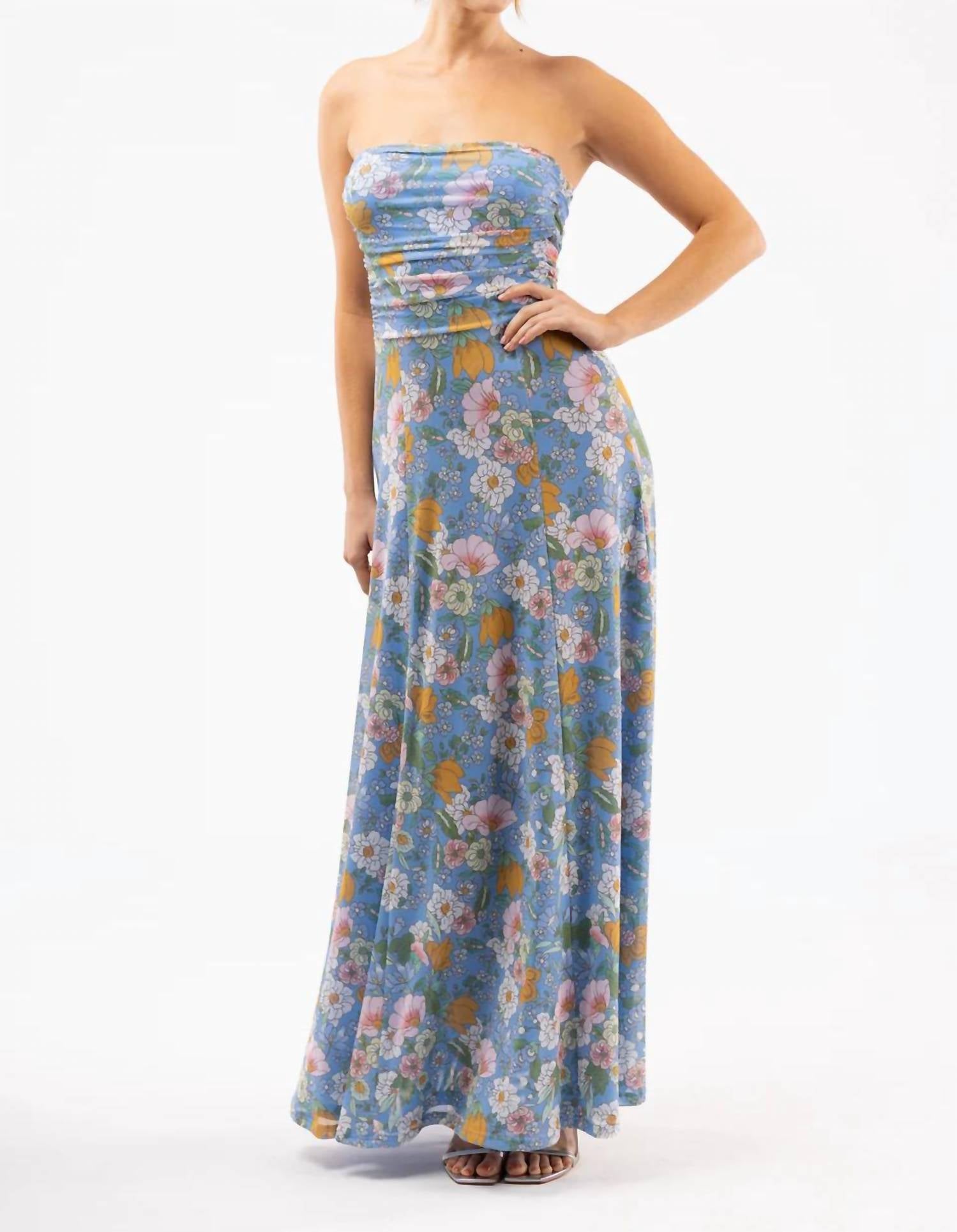 Smith & Quinn - The Esme Strapless Semi-sheer Maxi Dress