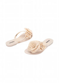 Mini Melissa - Girls' Harmonic Petals Flip-flops
