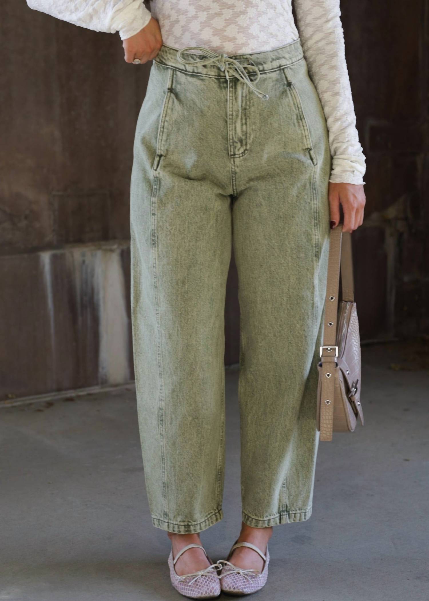 Entro - All Tied Up High Waist Denim
