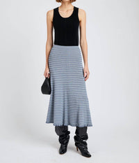 Proenza Schouler Stina Midi Skirt in slate - women's skirt - view 4