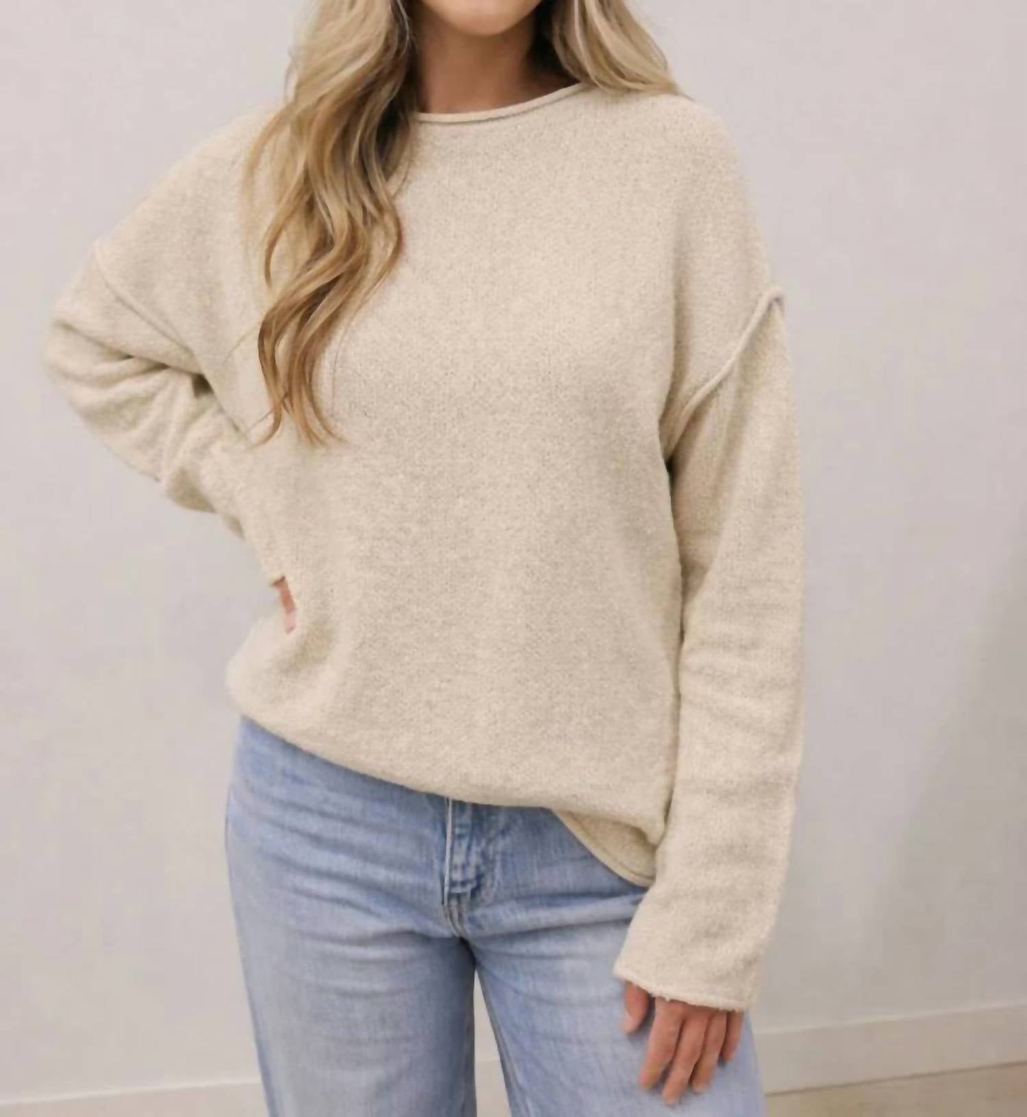 By Together - Karla Oversized Knit Sweater Pullover