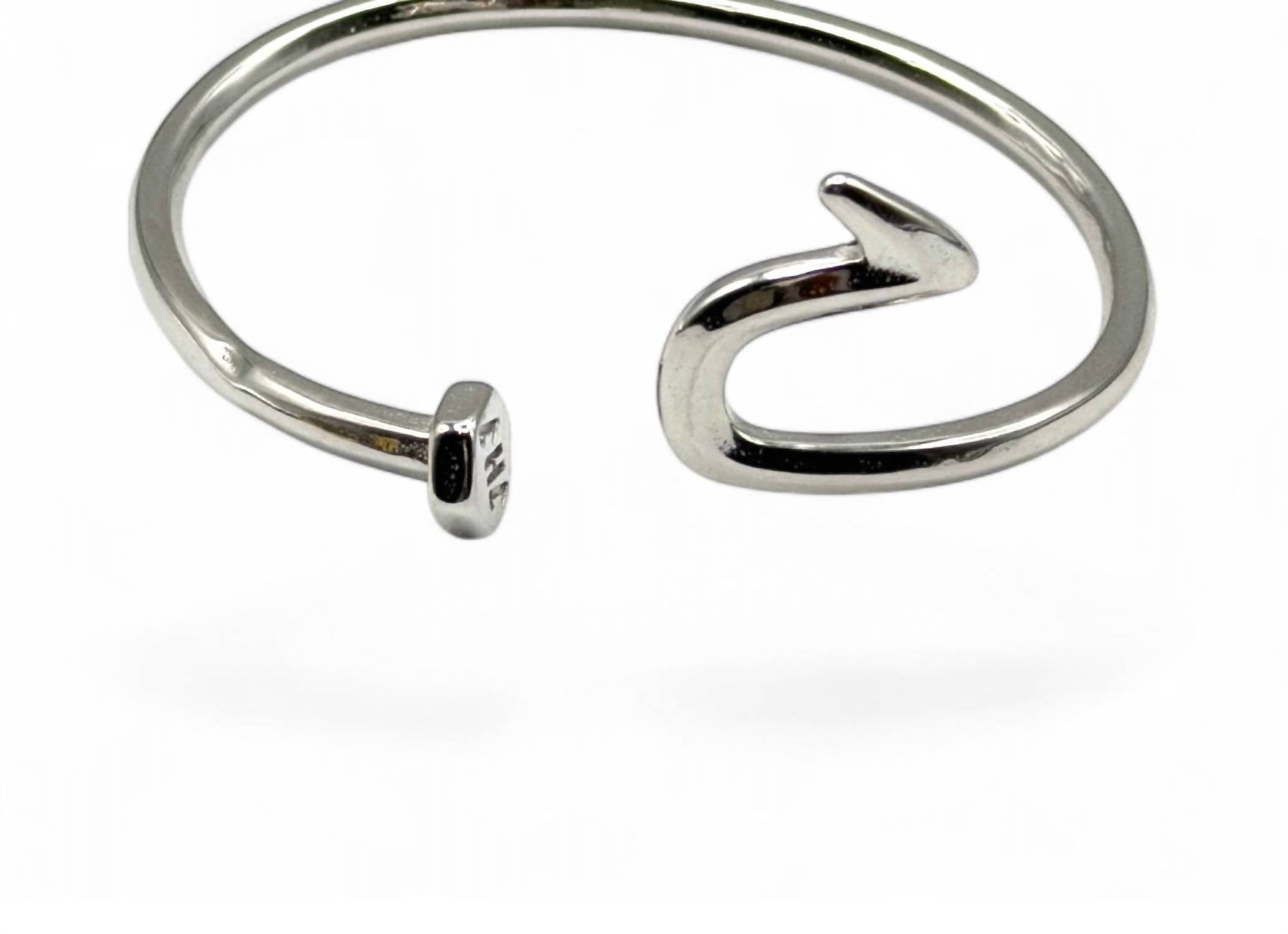 Jagged Halo Jewelry - Women's Nailed It Nail Cuff Bangle