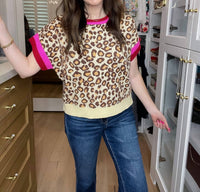 Bibi - Wild Crush Short Sleeve Sweater