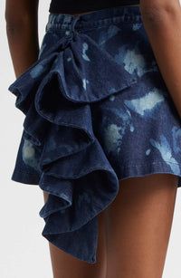 Orire - Bubi Denim Ruffle Mini Skirt