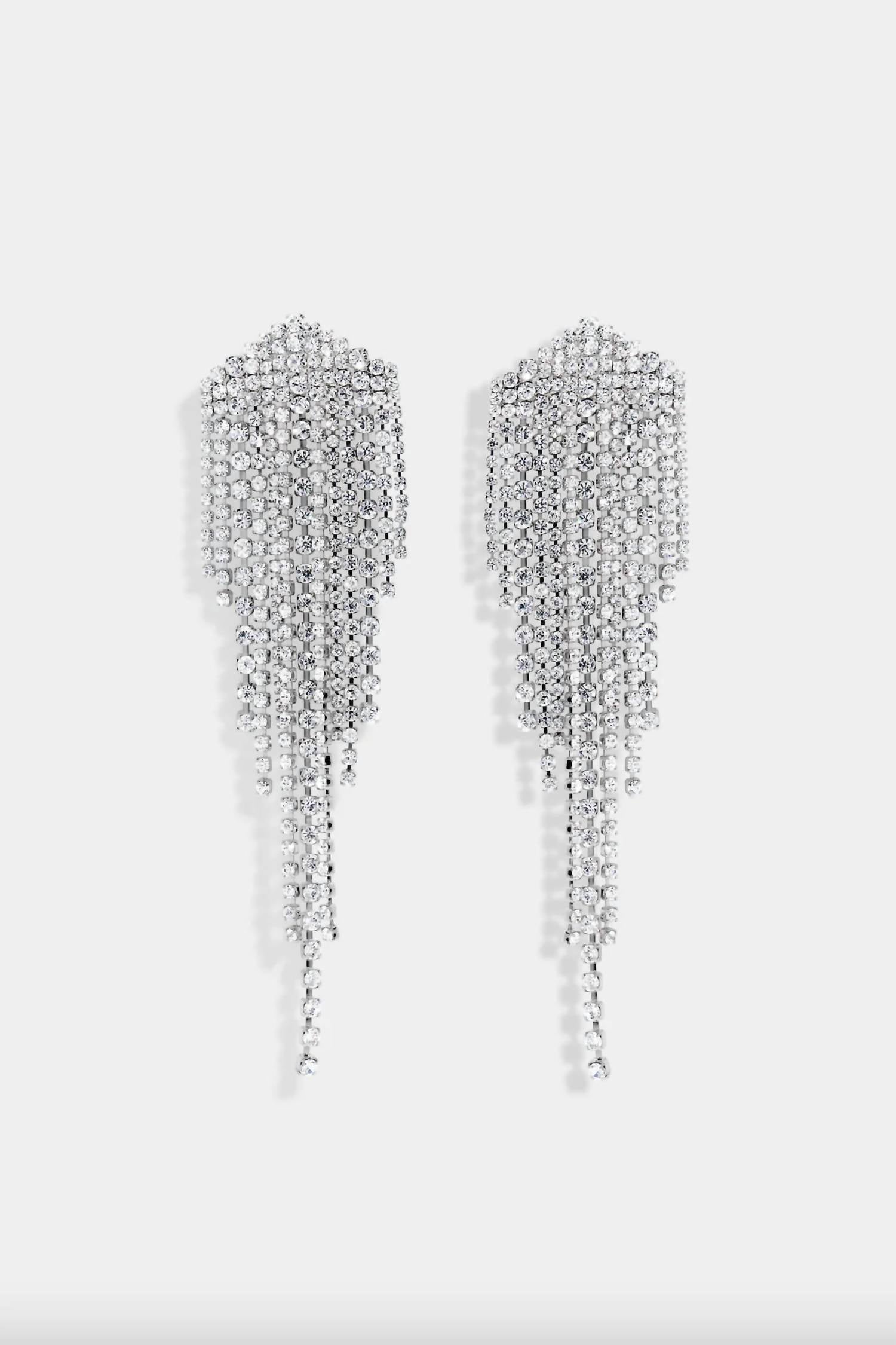Nicole Romano - Women's Blissmine Crystal Waterfall Earring