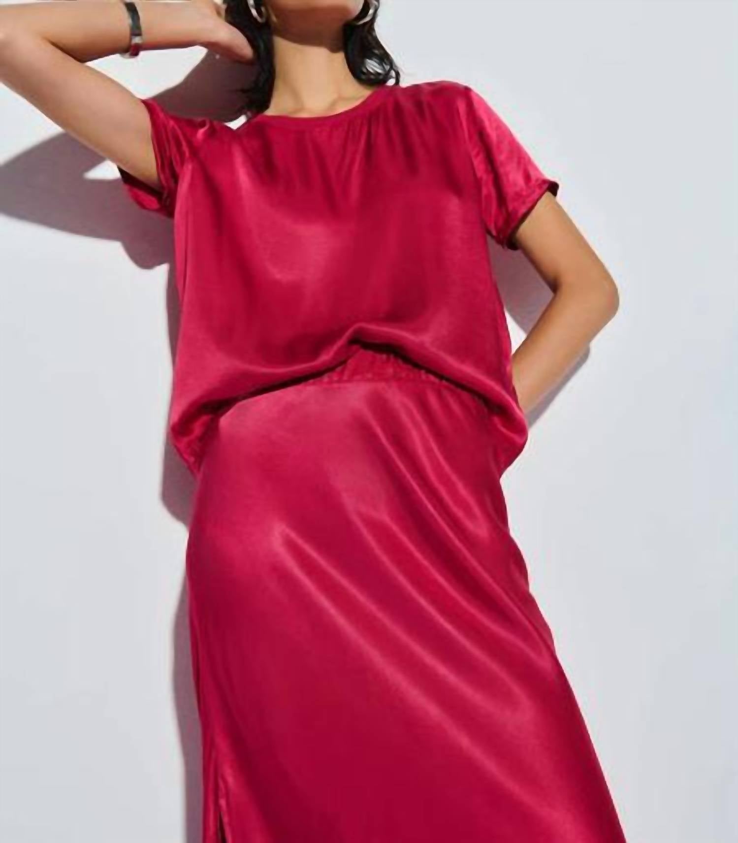 Nation Ltd - Marie Boxy Crop Top