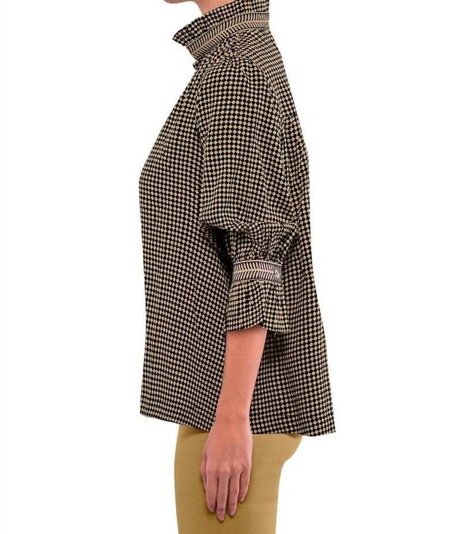 Gretchen Scott - Ruffleneck Tunic Top