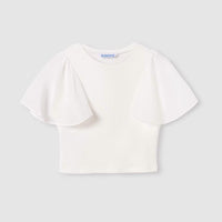 Mayoral - Girl's Fluster Sheer Sleeve Top
