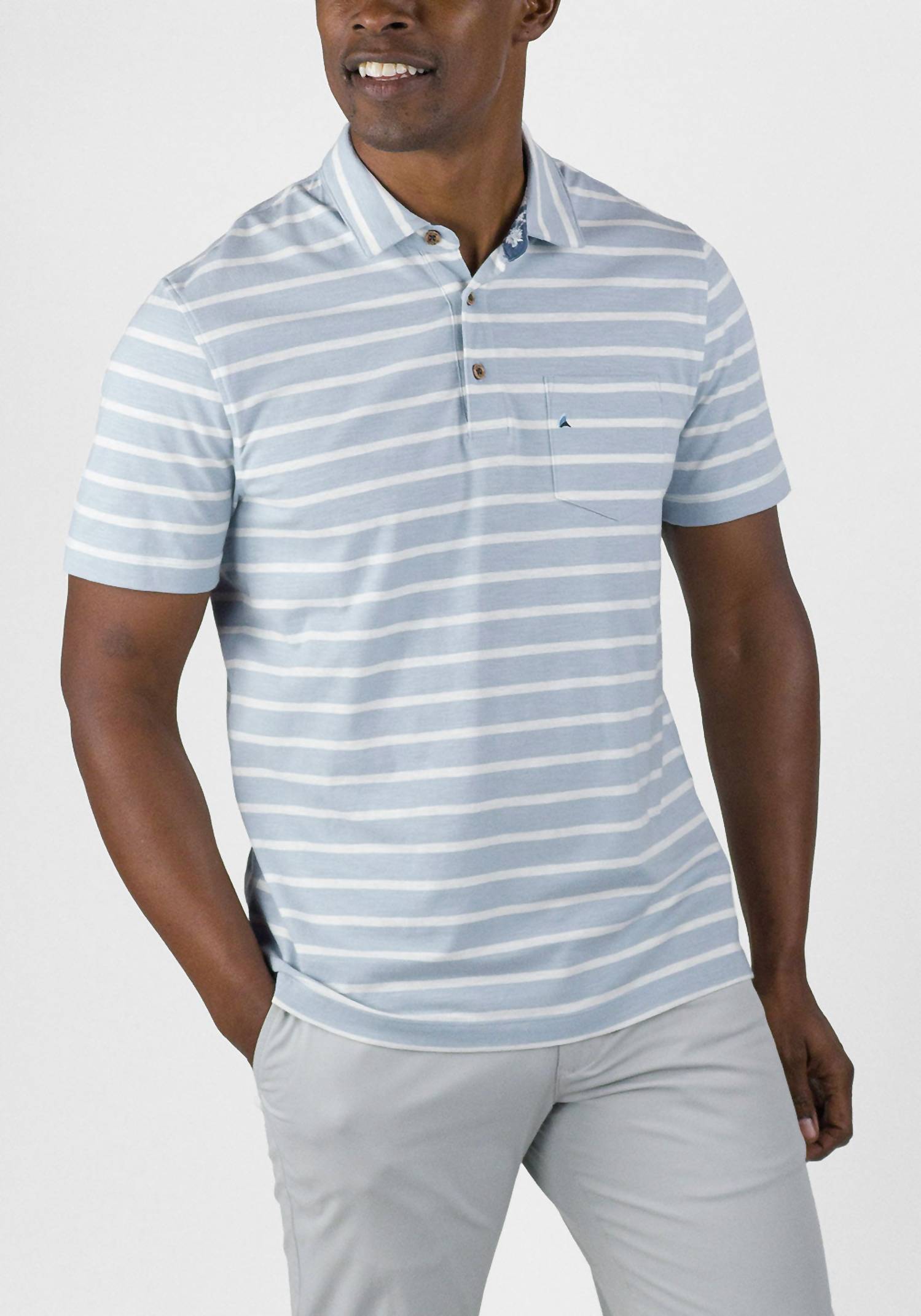Tailor Vintage - Airotec Jersey Sailor Stripe Polo