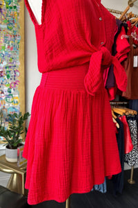 Michael Stars - Havana Smocked Gauze Skirt