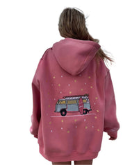 Sunkissed Coconut - Embroidered Van Hoodie