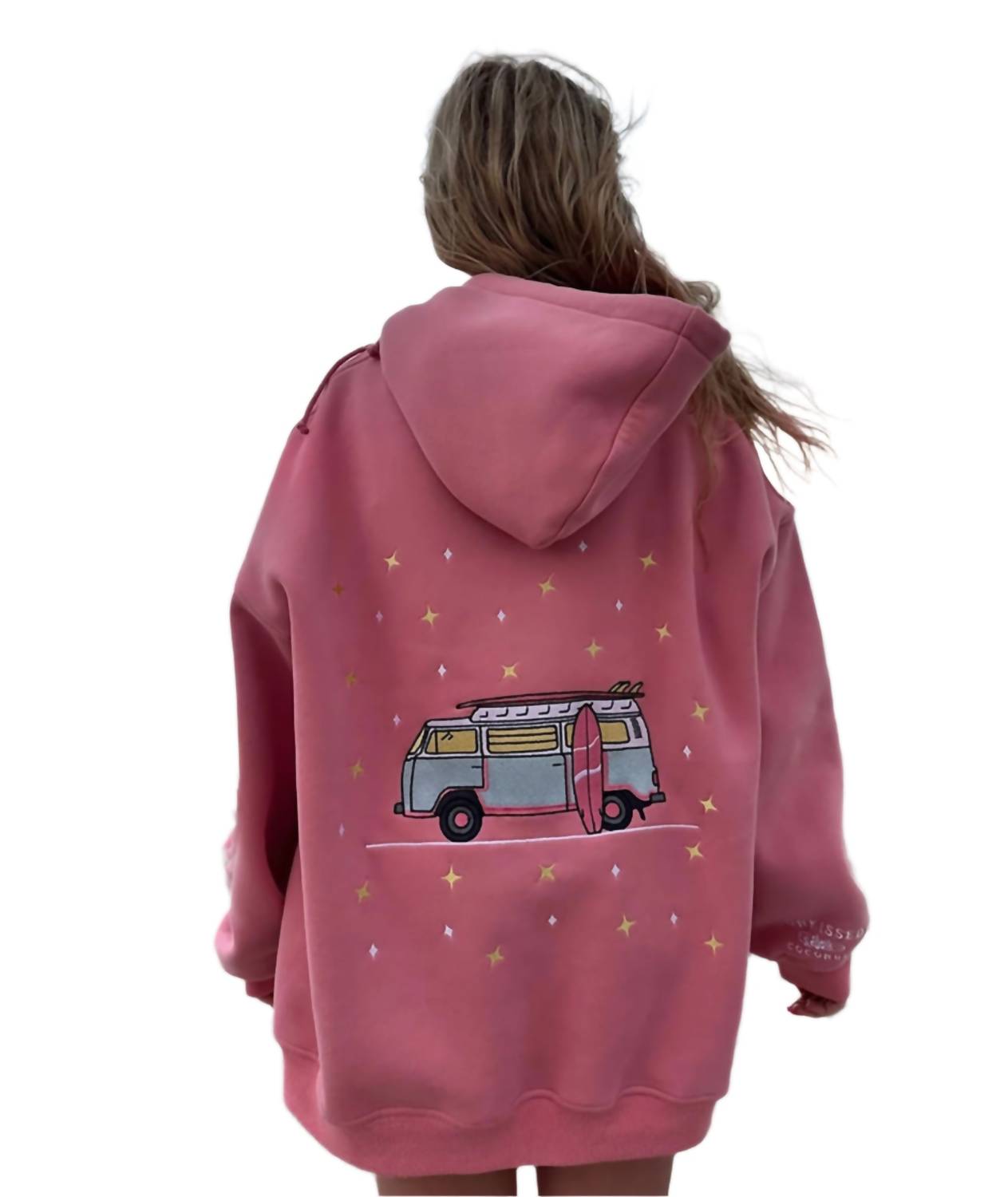 Sunkissed Coconut - Embroidered Van Hoodie