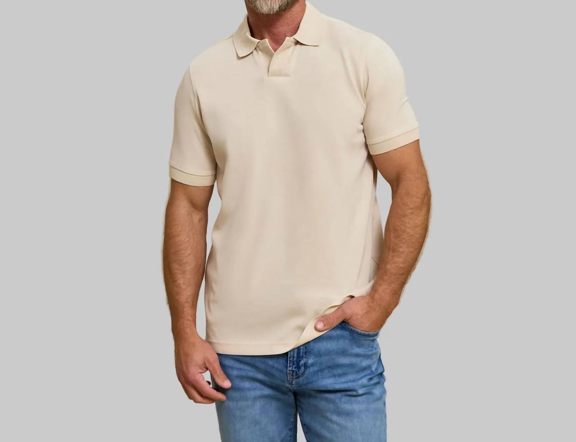 Rye51 - Yates Washed Double Knit Short Sleeve Polo