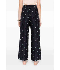 Forte Forte - Women's “petites Fleurs” Embroidered Silk Pants