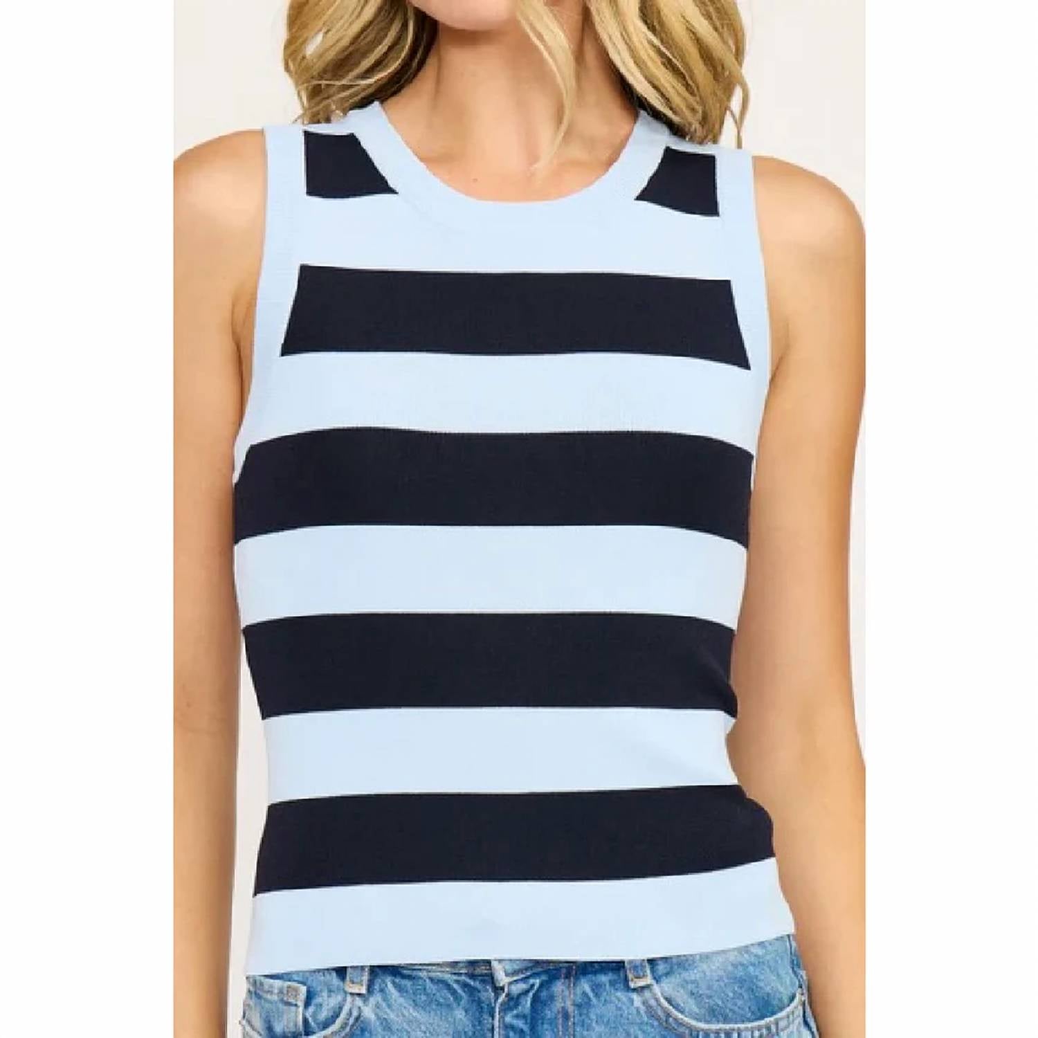 Lucy Paris - Curren Striped Top