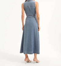Veronica Beard - Women's Starlight Denim Fuller Midi Dress