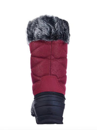 Kamik - Women's Momentum 3 Pull On Rounded Toe Waterproof Fur Trim Ankle Snow Boots