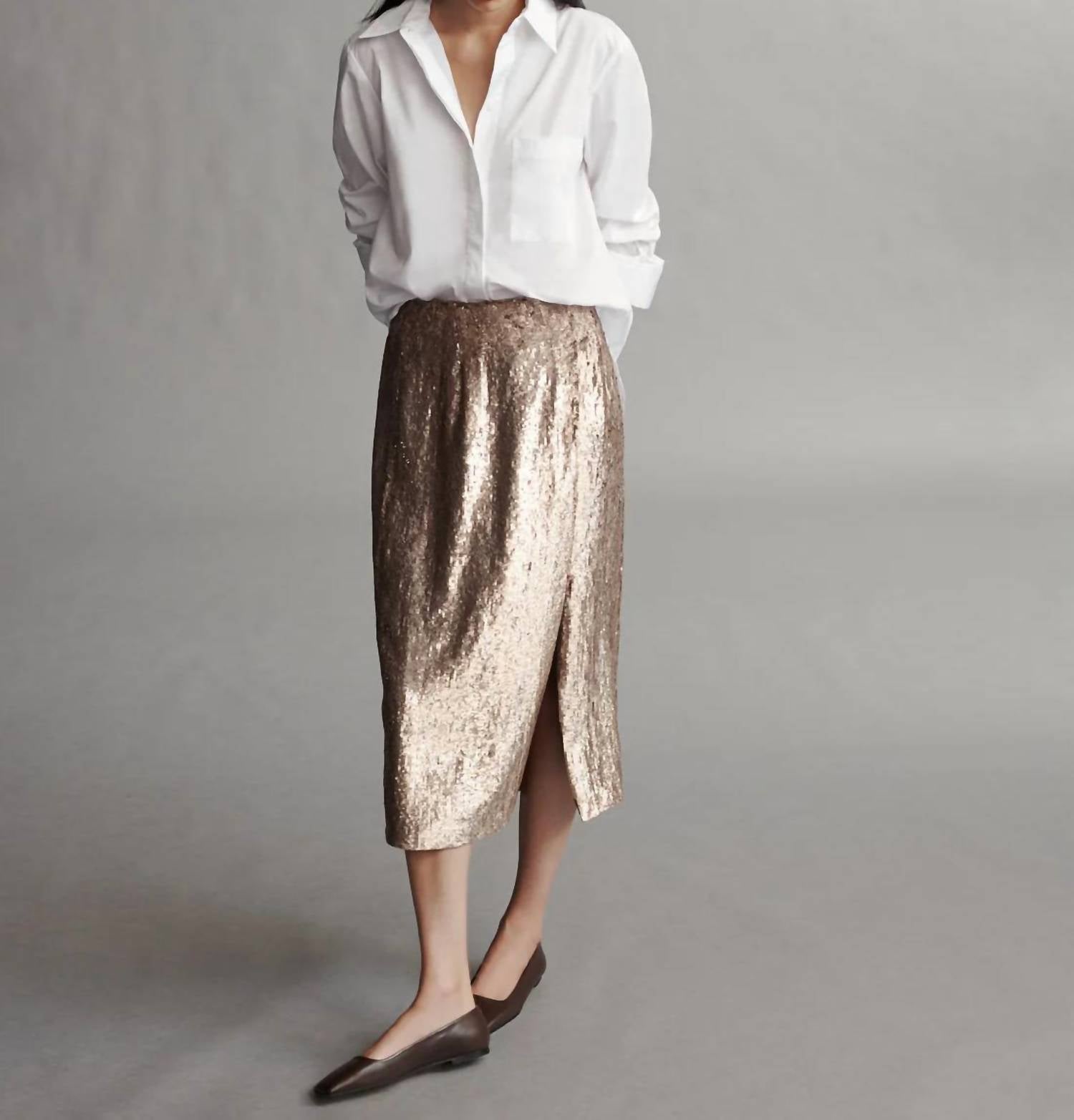 Twp - Ladylike Fishscale Sequin Skirt