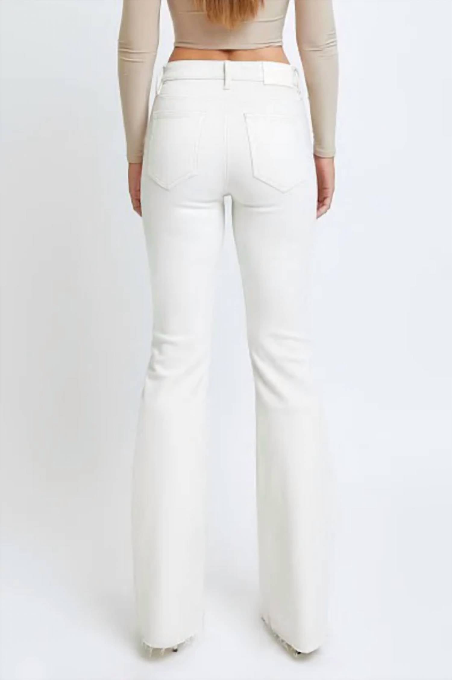 Hidden - High Rise Long Flare Jean