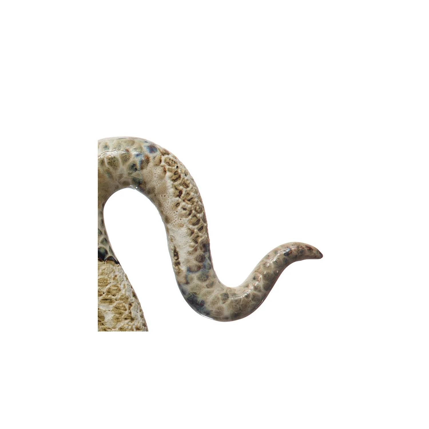 Creative Co-Op - Reactive Glaze Ceramic Snake Decor