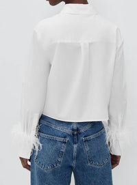 Tanya Taylor - Largaux Feather Top
