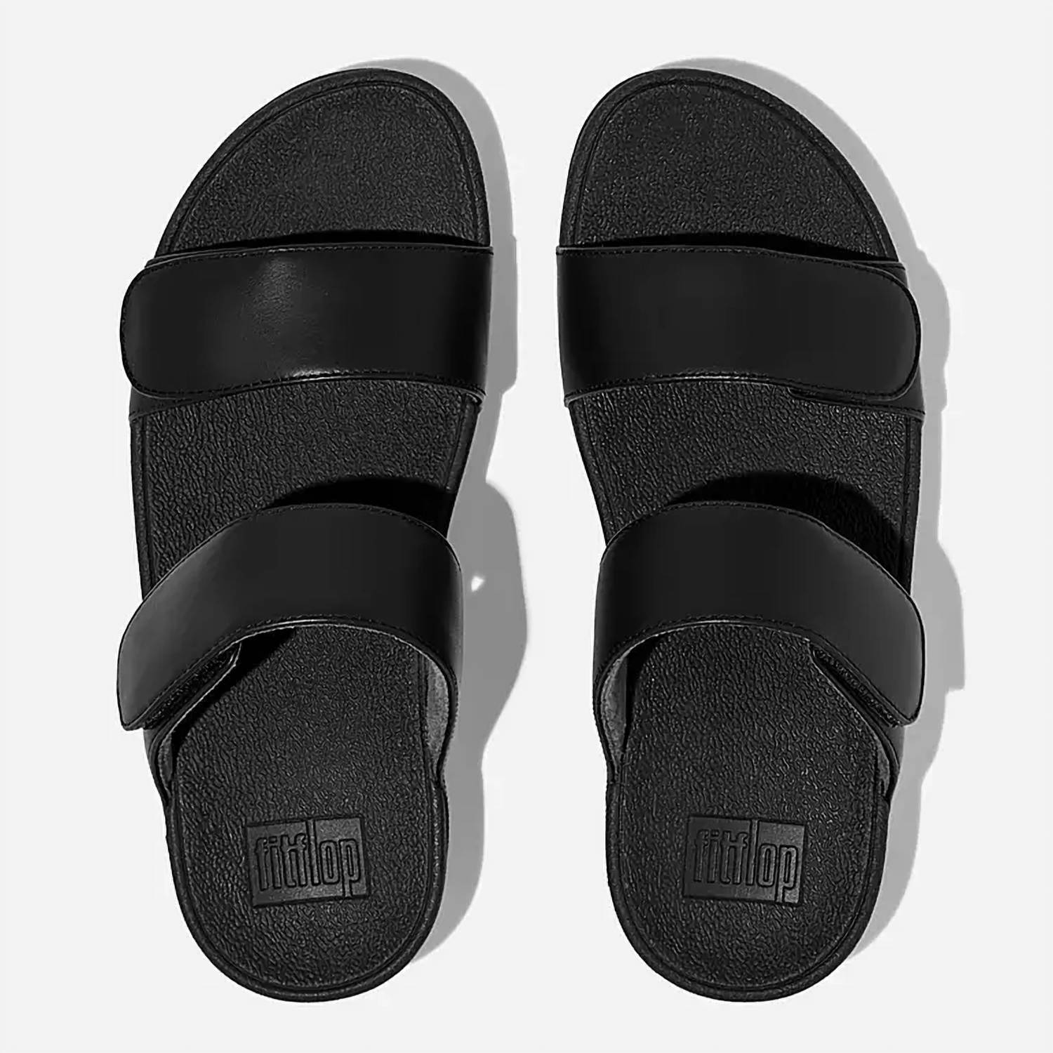 Fitflop - Women's Lulu Adjustable Leather Slides