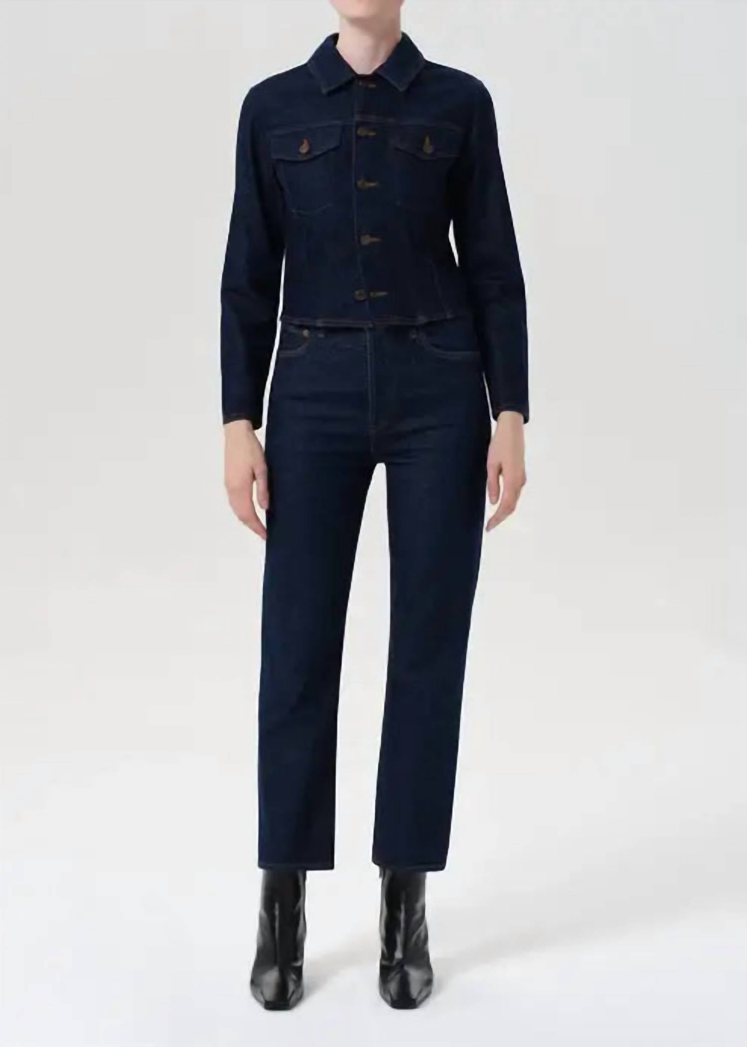 AGOLDE 90's Pinch High Waist Crop Pants in reissue - women's jeans