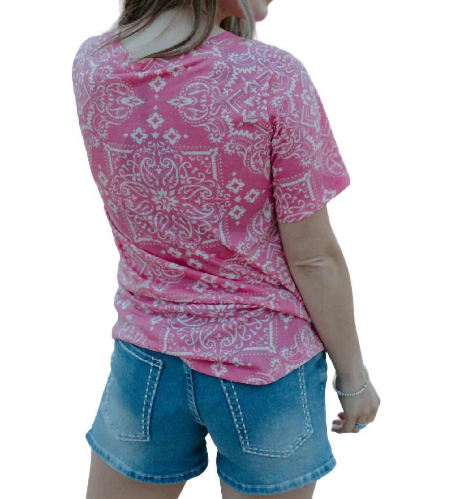 Sterling Kreek - Rodeo Bandit V Neck Top