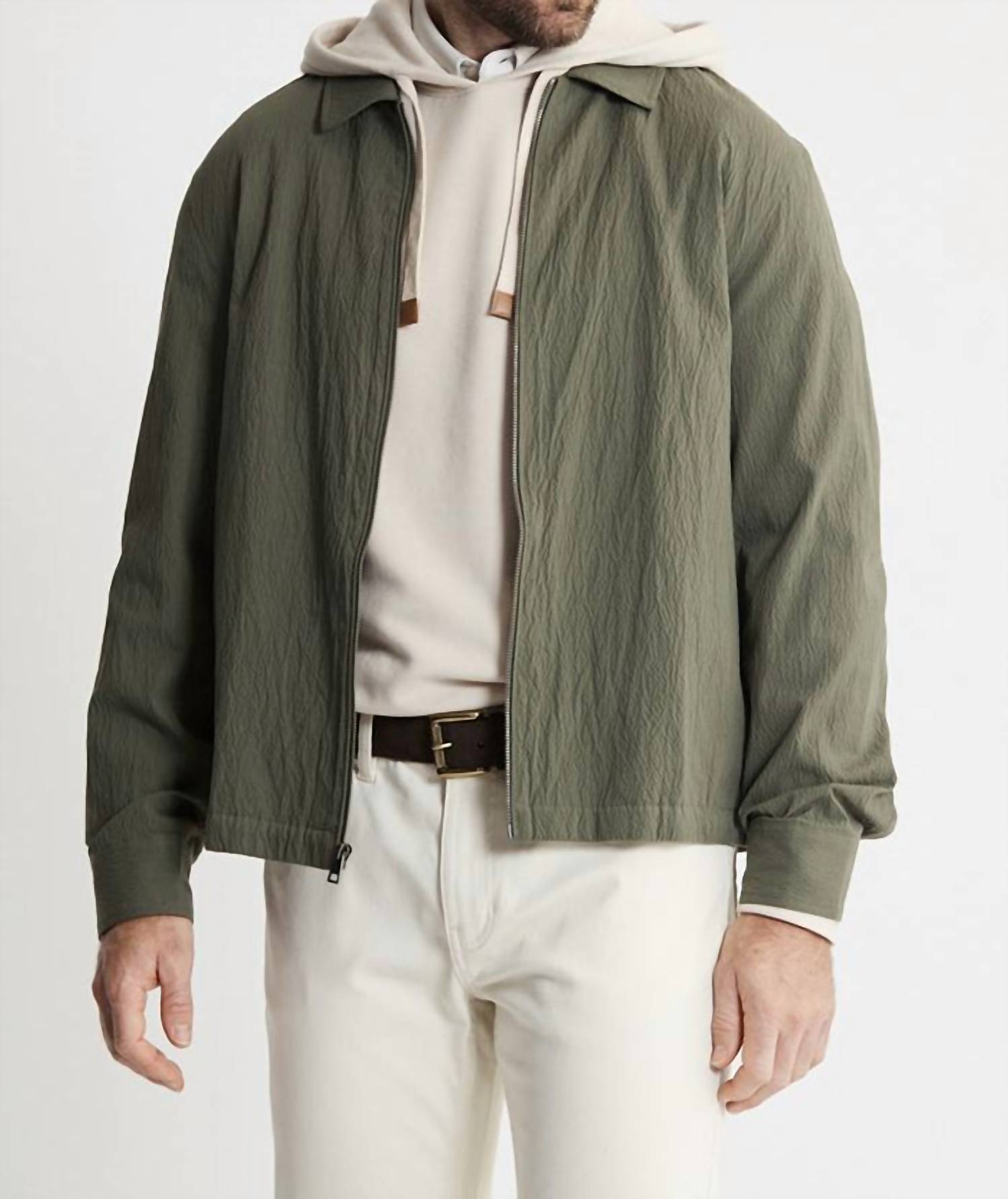 Jachs New York - Charles Seersucker Full Zip Jacket