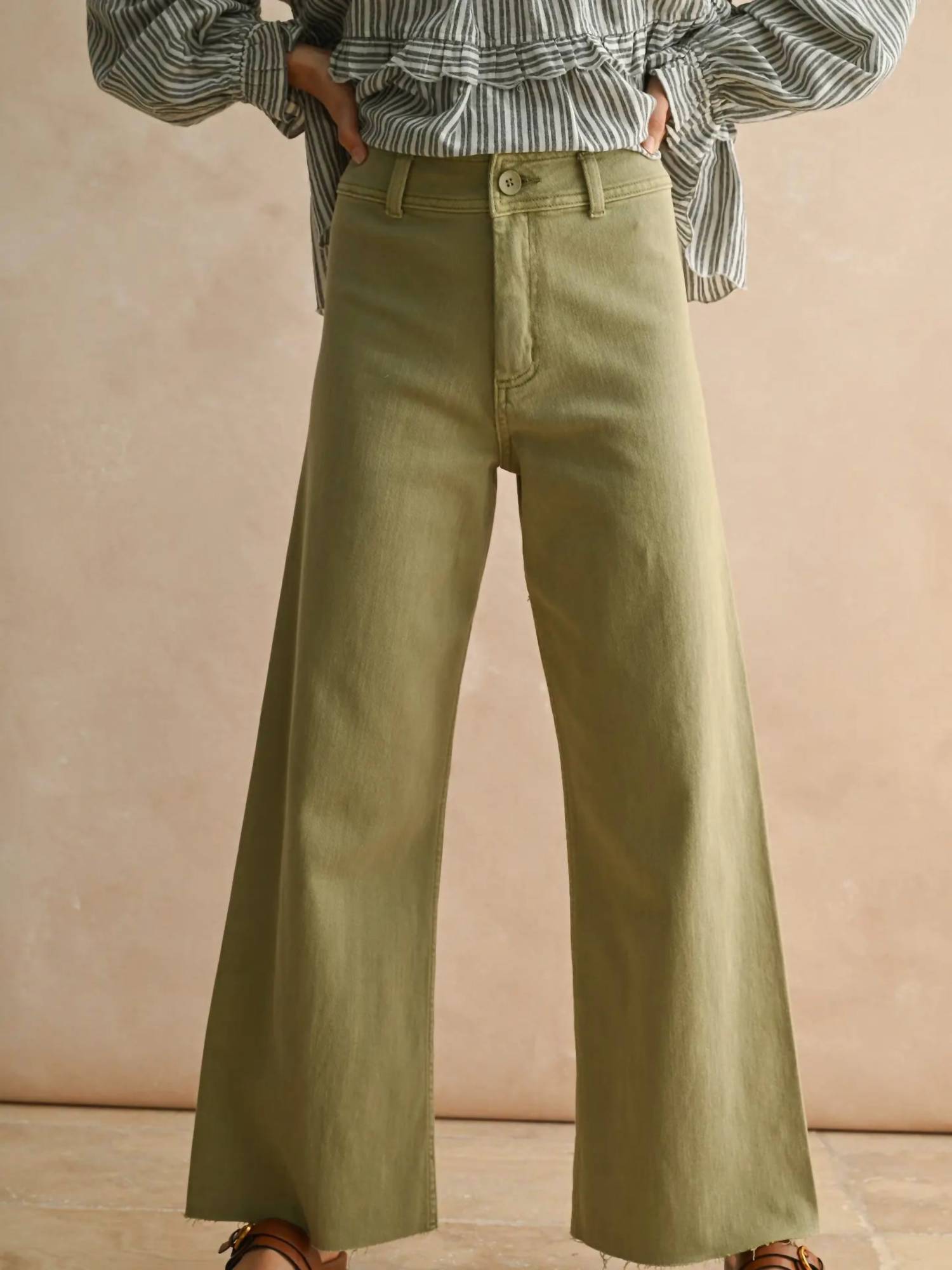 Miou Muse - Bronx Wide Leg Colored Jeans