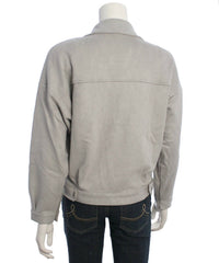 Hyfve - Women's Suede Zip Up Biker Jacket