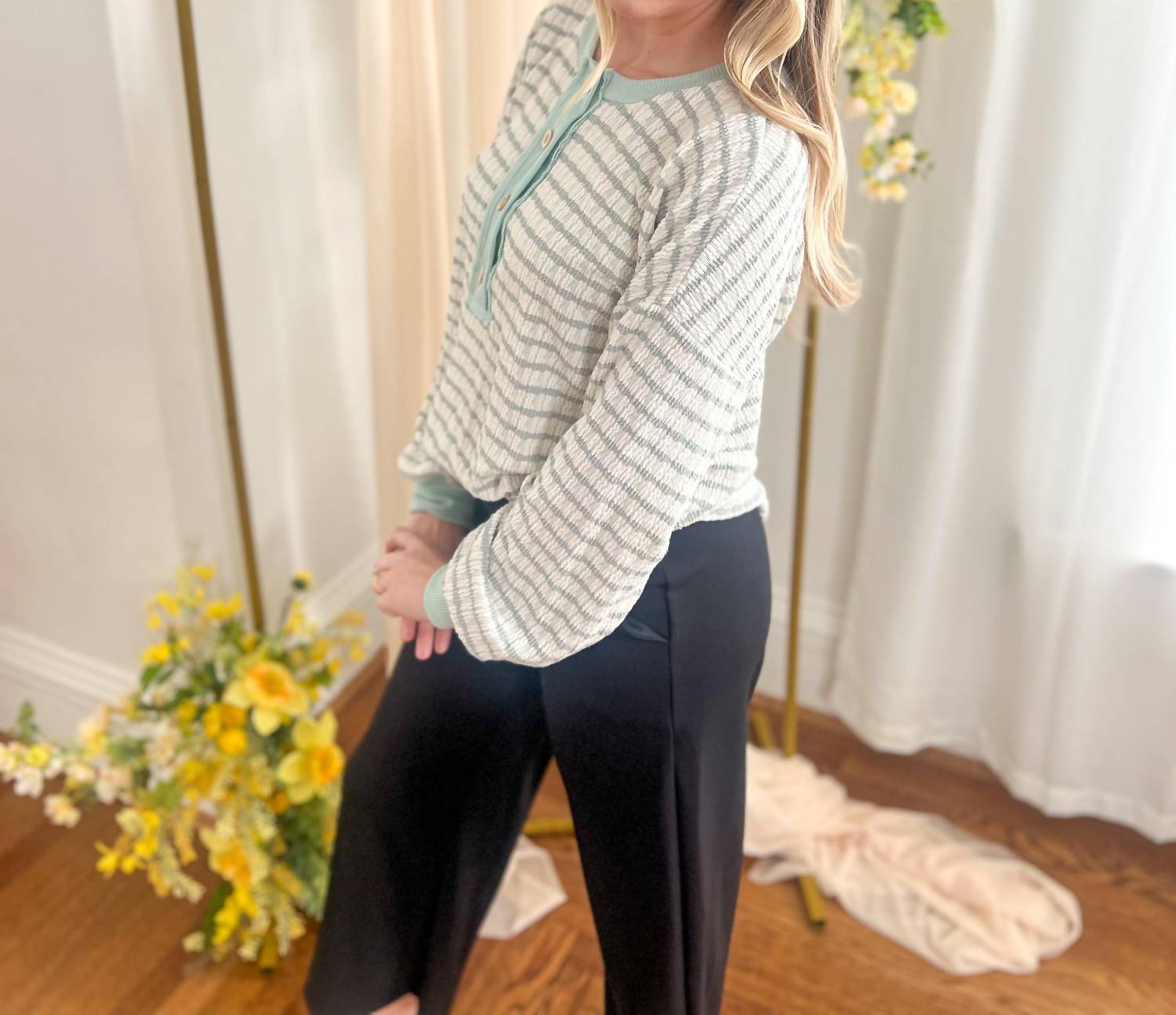 Lovely Melody - Emily Stripe Top