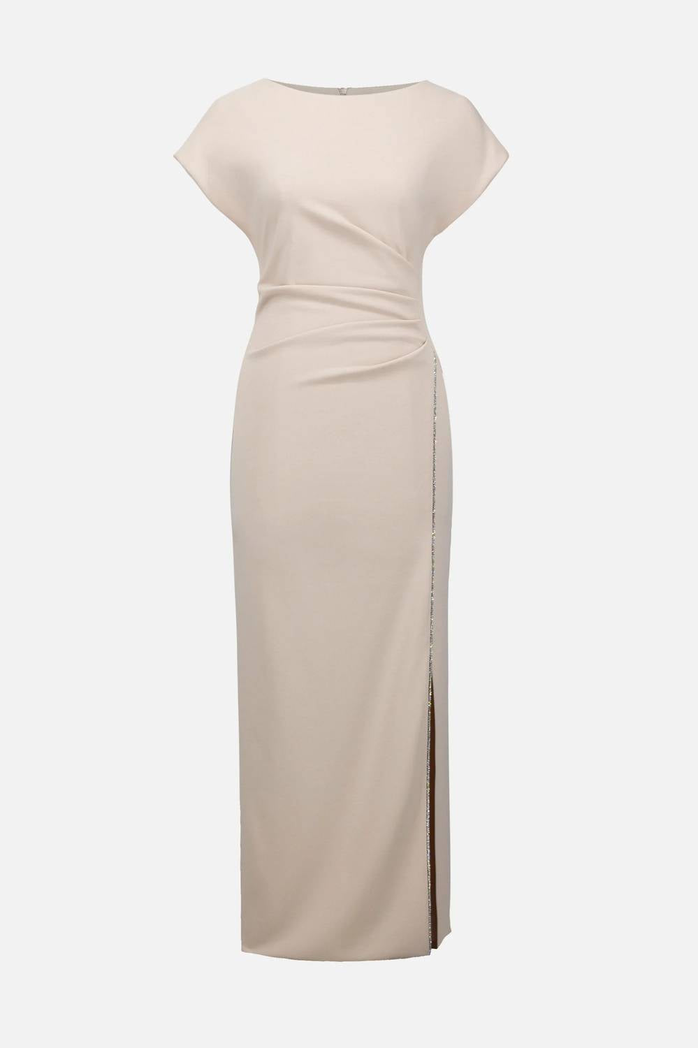 Joseph Ribkoff - Scuba Crepe Sheath Maxi Dress